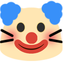 Emoji blobcat_clown