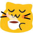 Emoji blobcat_coffee